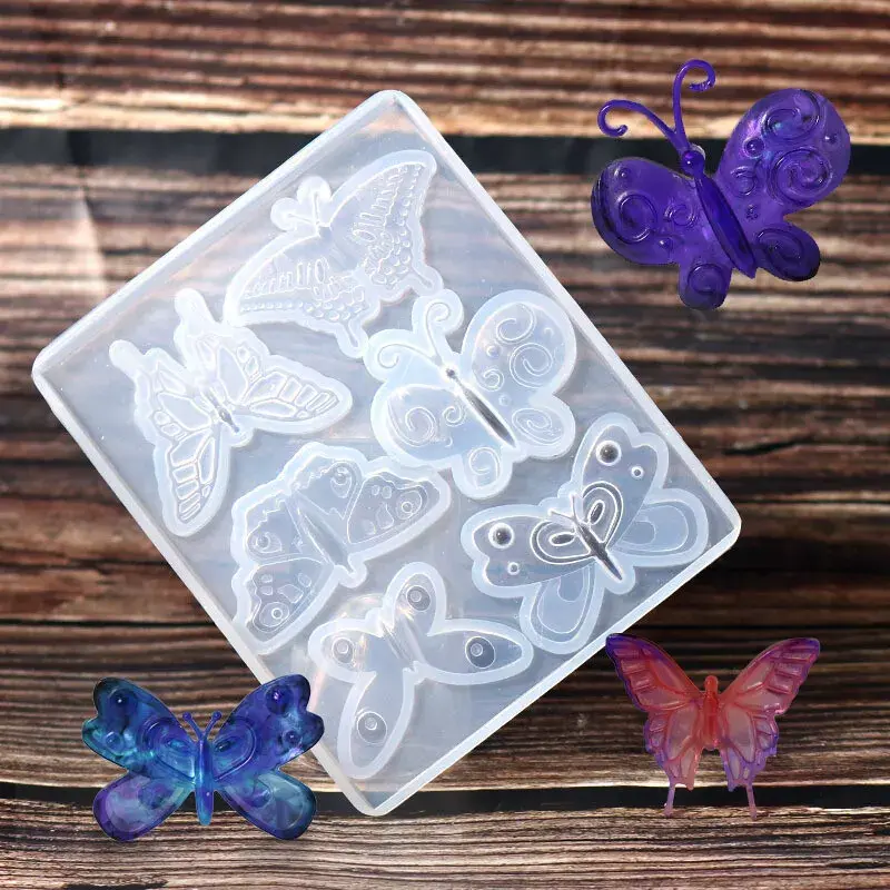 Thumbnail: Butterfly Silicone Resin Mold for Jewelry | Craft Kits | Canvases