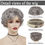 Thumbnail: Grandmother Wig Grey Silver Curls Grandma Granny Old Lady Woman Costume Party AU
