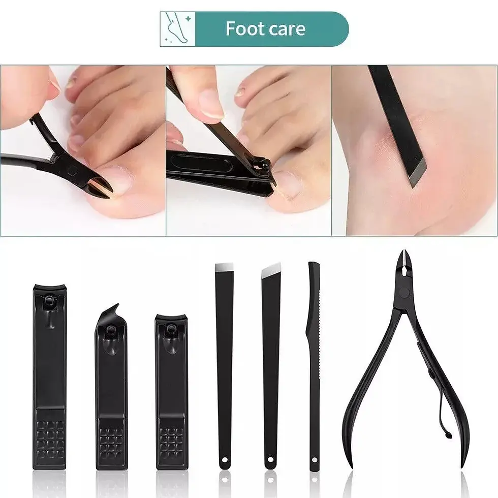 Thumbnail: Stainless Steel Manicure Pedicure Set Tools | Socket Set | Clamps | Tool Kit