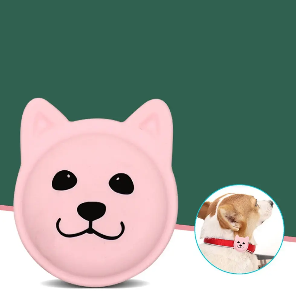 Thumbnail: Silicone Pet Protective Case For Apple Airtag Loop GPS Finder Dog Cat Collar Tag
