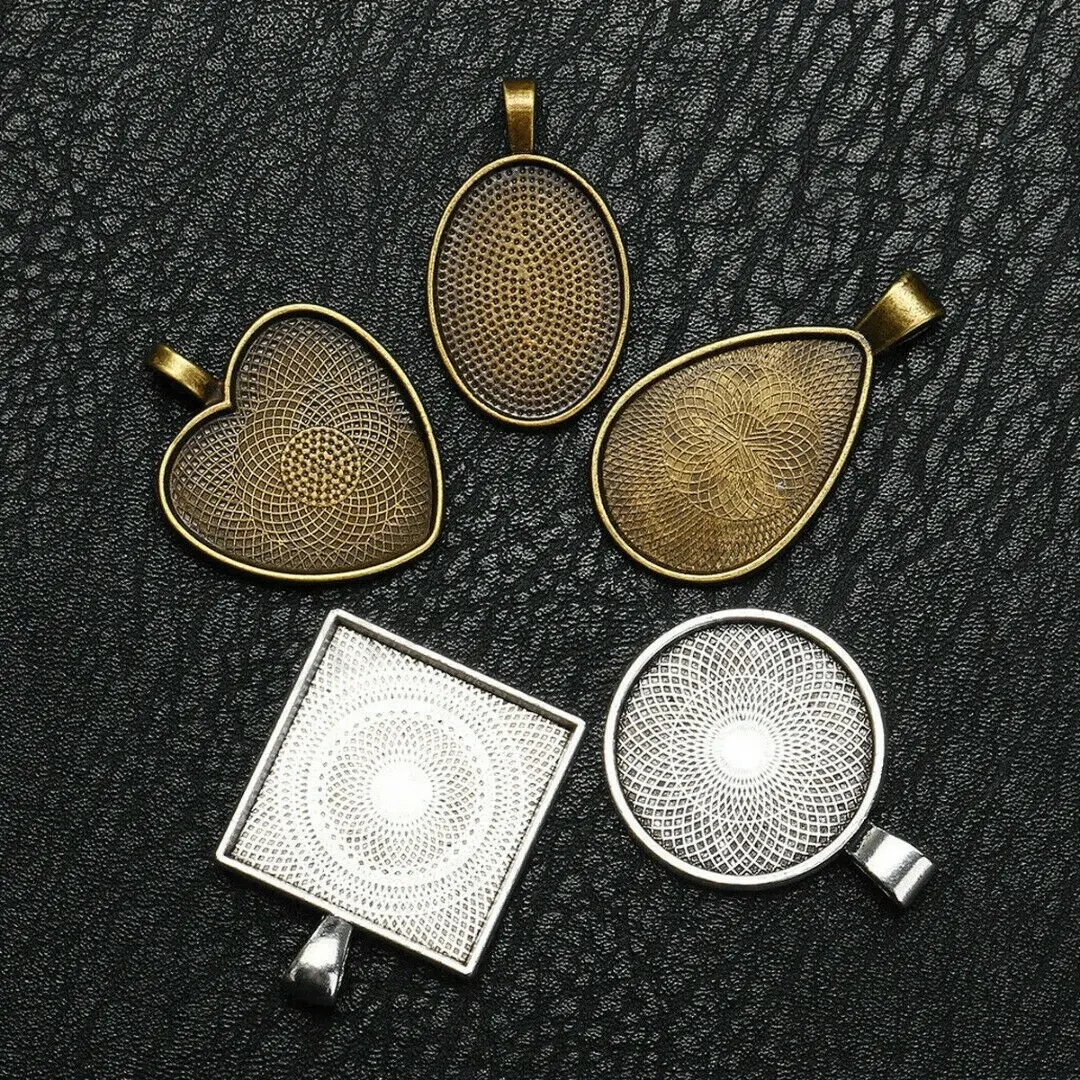 31Pcs Resin Casting Molds Silicone Mold Pendant Jewelry Mould Craft Kit Tool AU