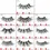Thumbnail: UP50Pair Half Eyelashes Natural Cat Eye Half Lashes False Eyelashes w/Clear Band