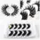 Thumbnail: 10Pairs False Eyelashes Long Thick Wispy Volume Strip Dramatic Lashes Set MakeUp