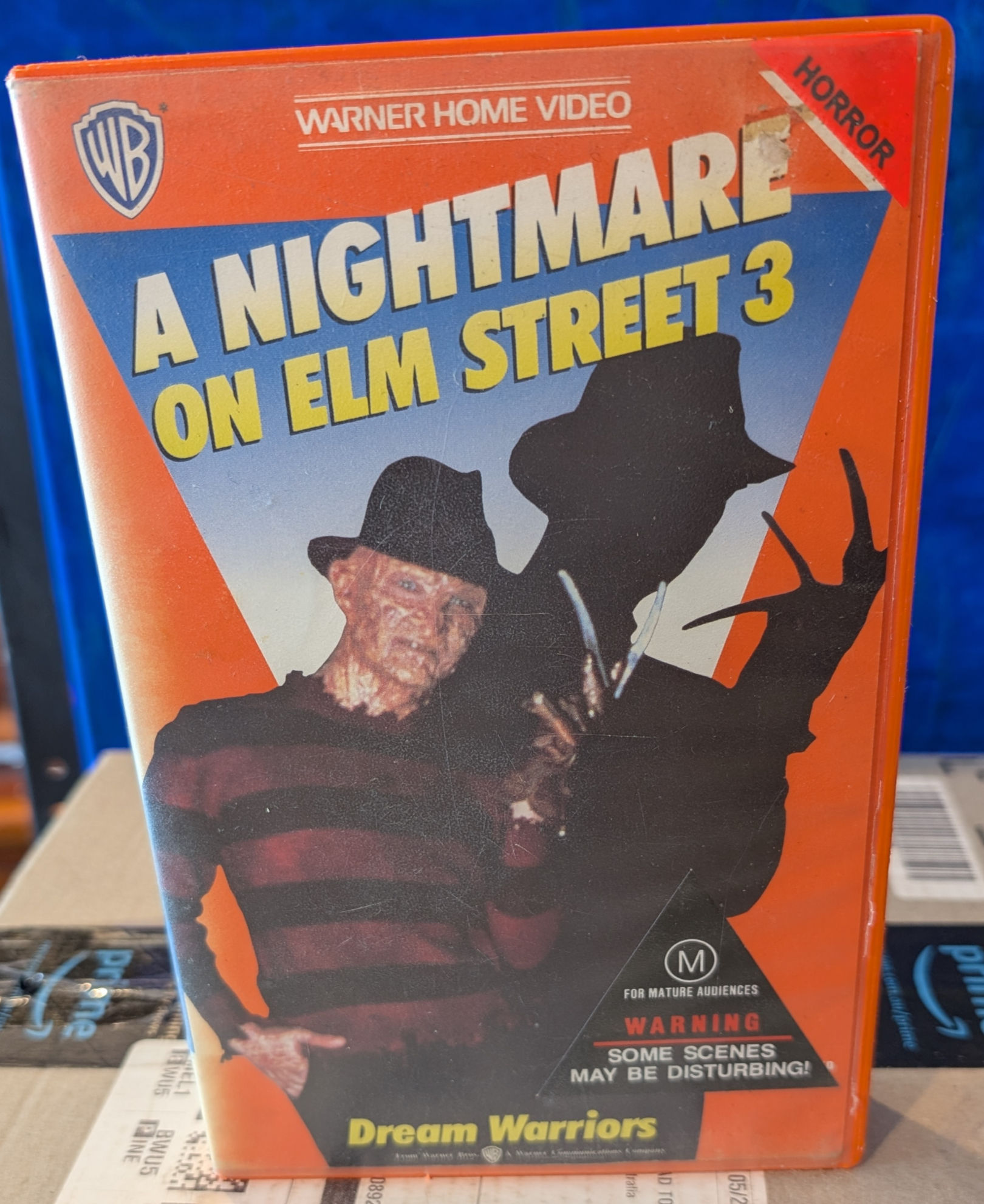 A NIGHTMARE ON ELM STREET 3 ~ Dream Warriors VHS - Big Box Horror