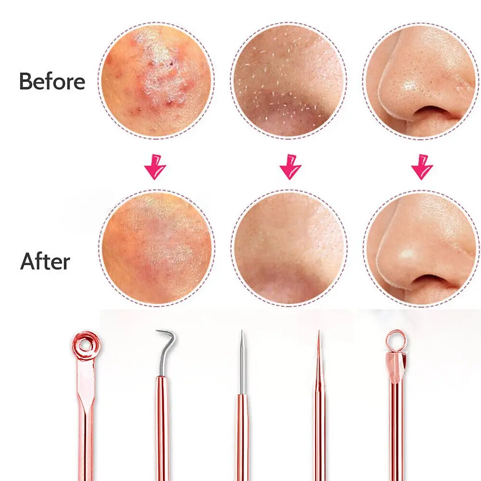Thumbnail: Blackhead Remover Pimple Popper Kit | Makeup Bag | Eyeliner | Mascara