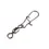 Thumbnail: 100Pcs Fishing Rolling Barrel Swivel with Nice Snap Tackle Connector Size 4#-12#