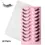 Thumbnail: UP50Pair Half Eyelashes Natural Cat Eye Half Lashes False Eyelashes w/Clear Band