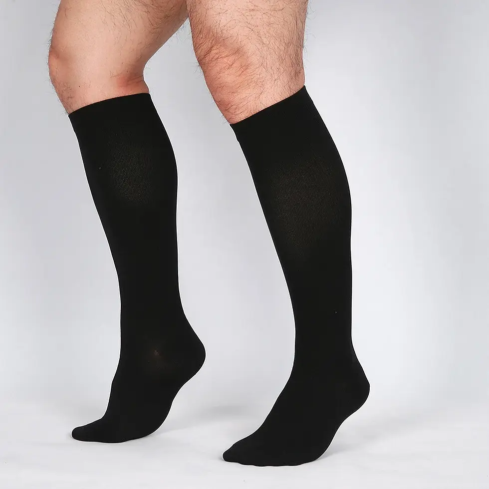 Thumbnail: AU-Medical Compression Socks Support Stockings Travel Flight Socks Upto 2 Pairs