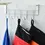 Thumbnail: 2PCS 5 Hooks Over Door Hanger Rack Shelf Kitchen Bathroom Coat Home Towel Holder