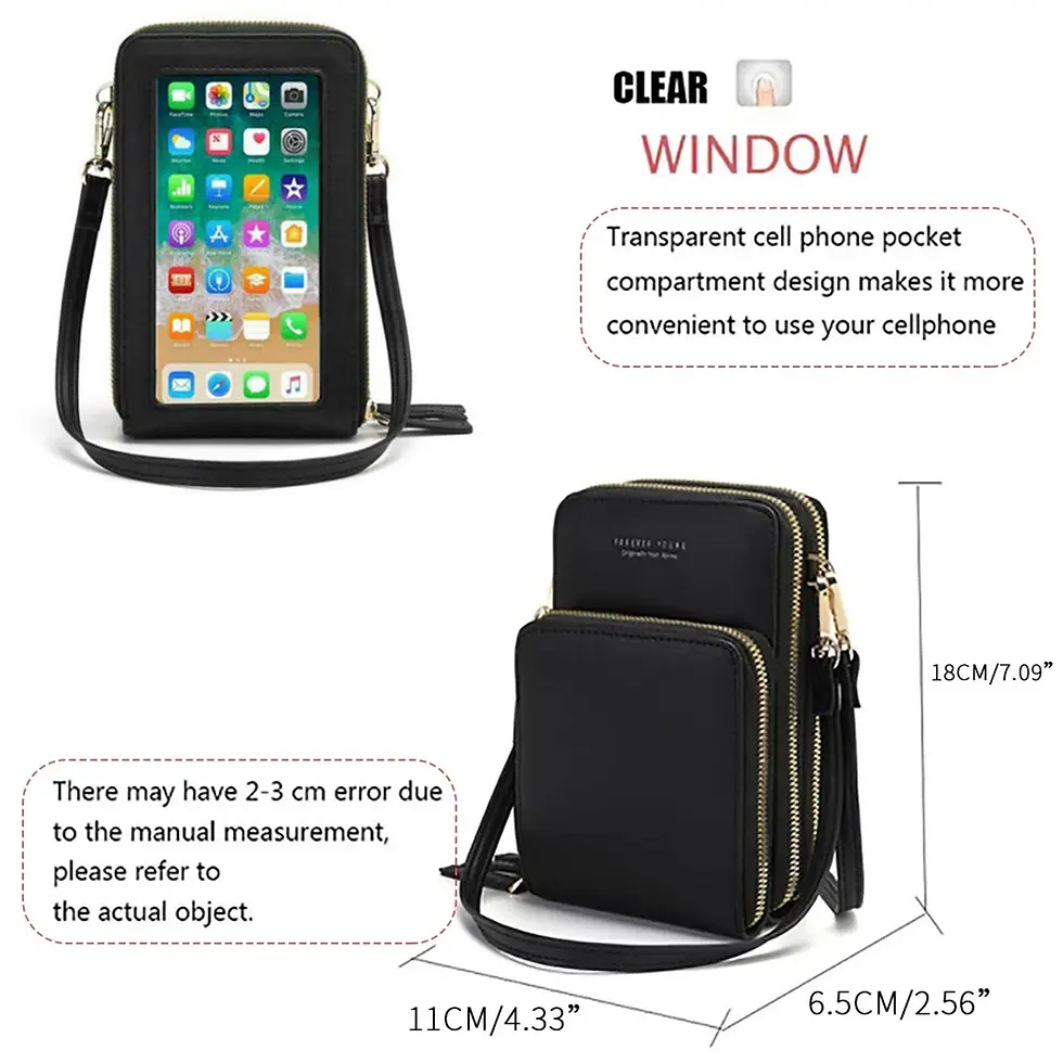 Thumbnail: Women's Crossbody Phone Purse Waterproof Phone Case | Car Charger
