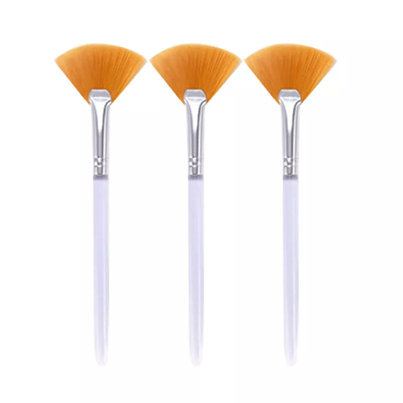 Thumbnail: Women’s Soft Facial Fan Brushes Makeup Bag | Eyeliner | Mascara