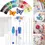 Thumbnail: 73Pcs Punch Needle Kits Threads Embroidery Pen Magic Knitting Sewing Tools Set