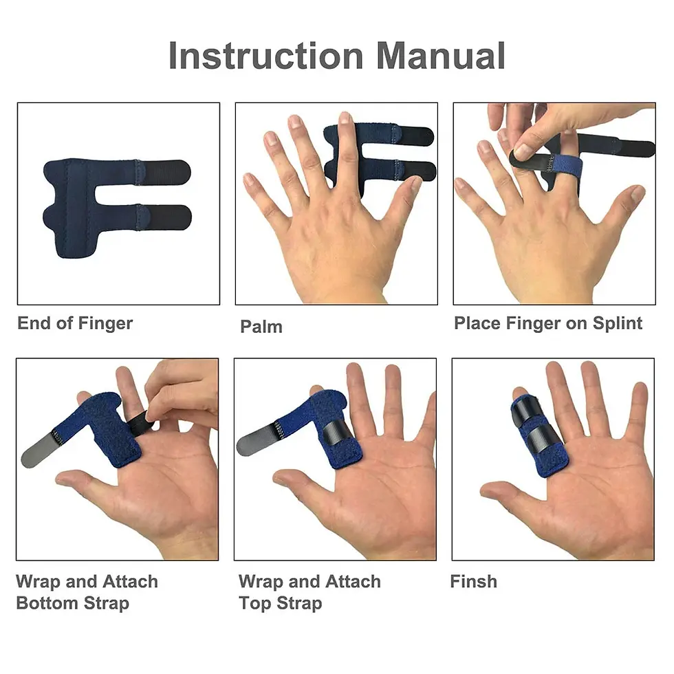 Thumbnail: Adjustable Finger Splint Brace Support | Mobility Scooters | Stethoscopes
