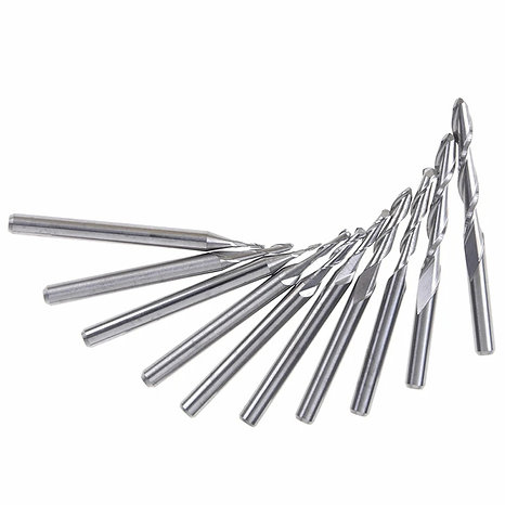 Thumbnail: Carbide Ball Nose CNC End Mill Bit Tools | Socket Set | Clamps | Tool Kit