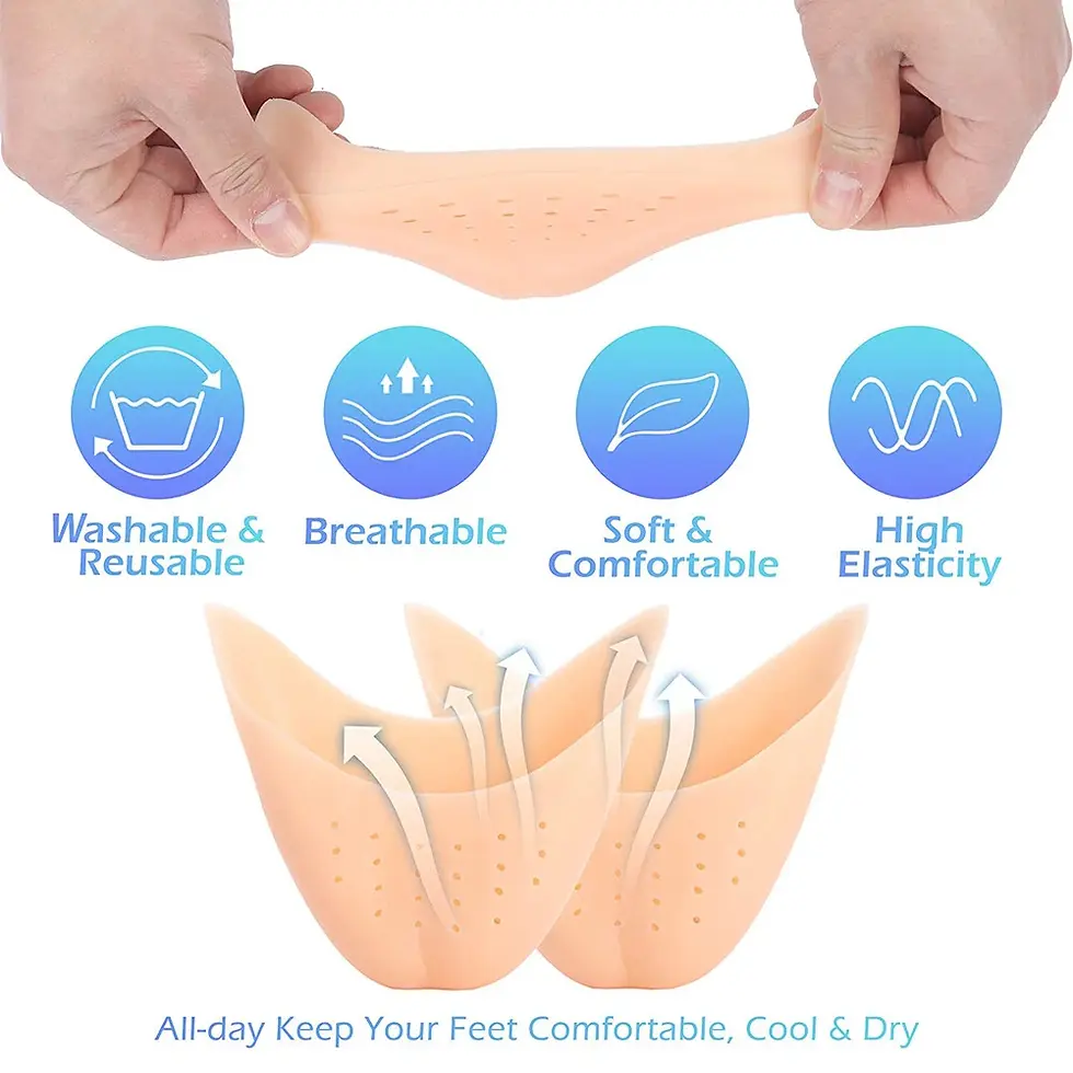 Thumbnail: Silicone Toe Protector Cushion Pads | Car Led Light | Car Bin | Car Cup Holder