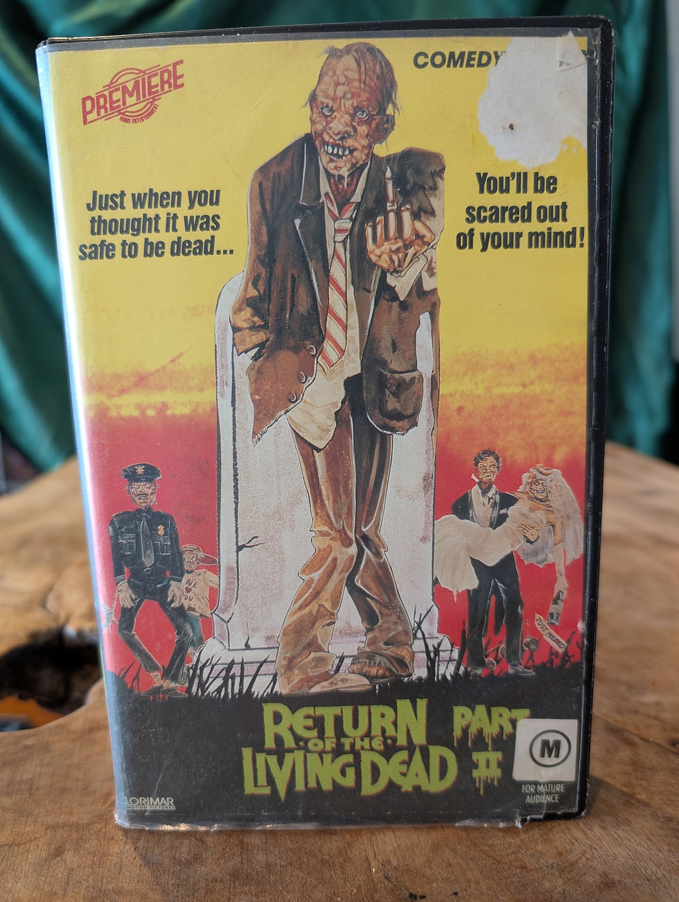More Brains! RETURN OF THE LIVING DEAD PART 2 - Original Classic Collectables Big Box VHS (Underrated Horror Comedy Cult Clas
