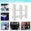 Thumbnail: 3 Tube Fishing Rod Holder Bracket Boat Kayak Rod Rack Mounted Fishing Rack AUS