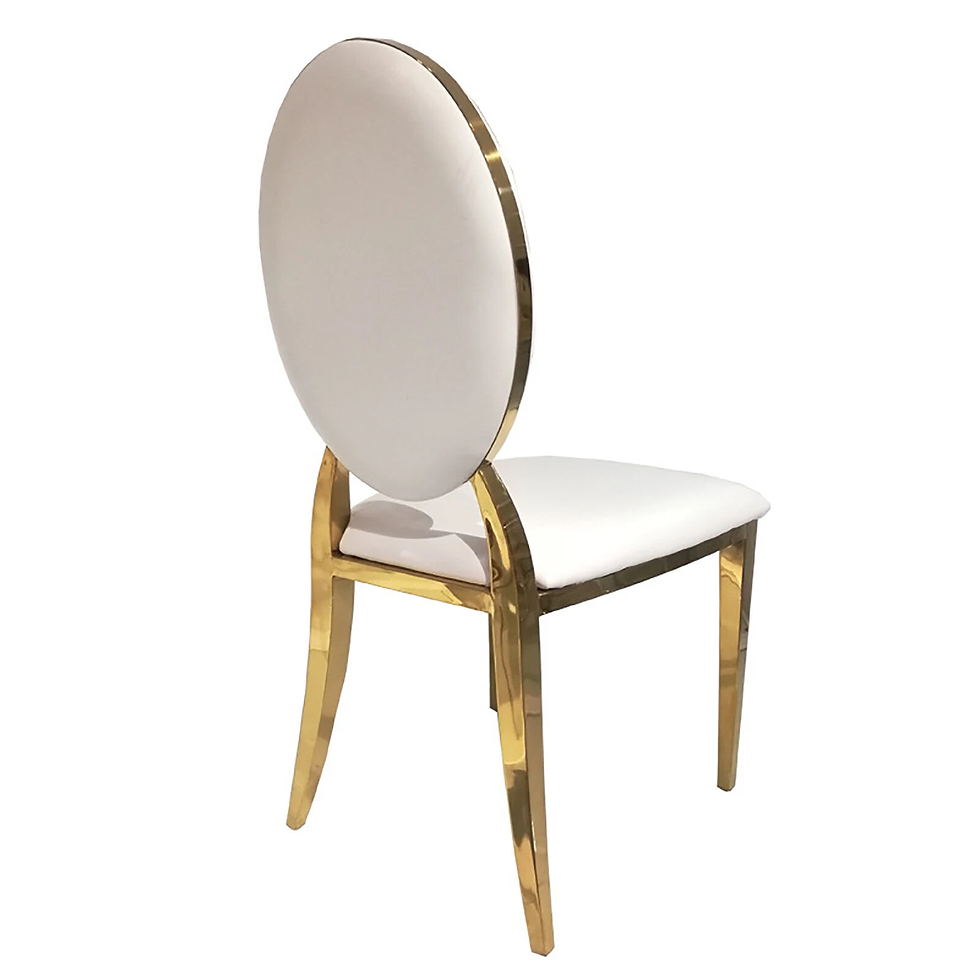 Golden Metal Fashion Dining Chair Homeware Décor | Dining Chair Cover | Dining set