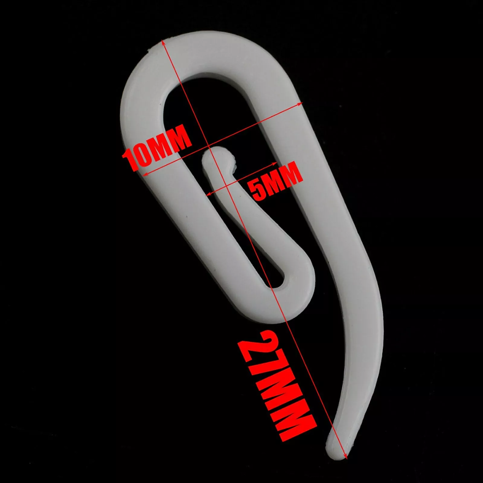 Thumbnail: Nylon Curtain Gather Hooks Home Decoration | Wall Art | Kitchen Décor