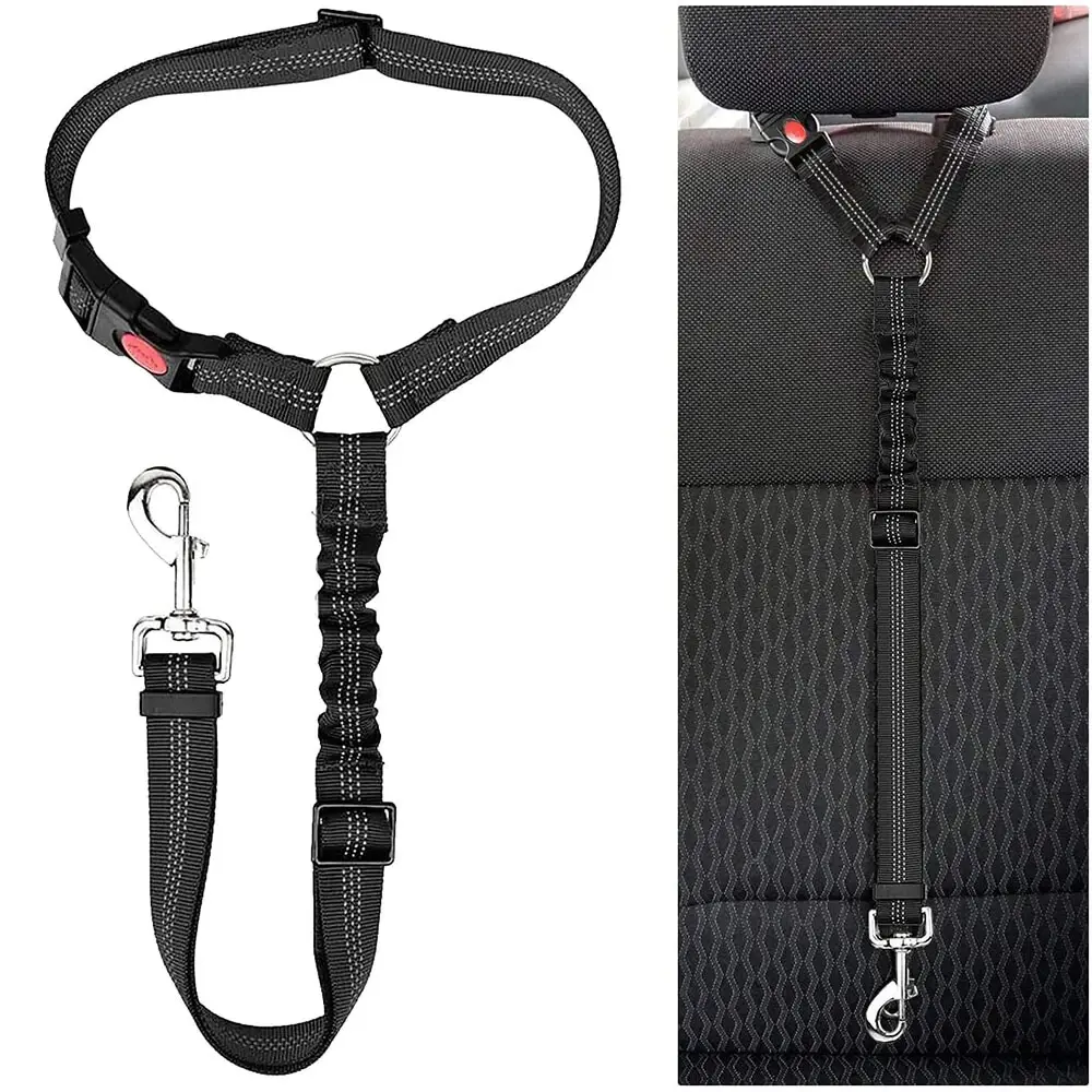 Pet Car Seat Belt Bungee Harness | Pet Products | Dog Clippers