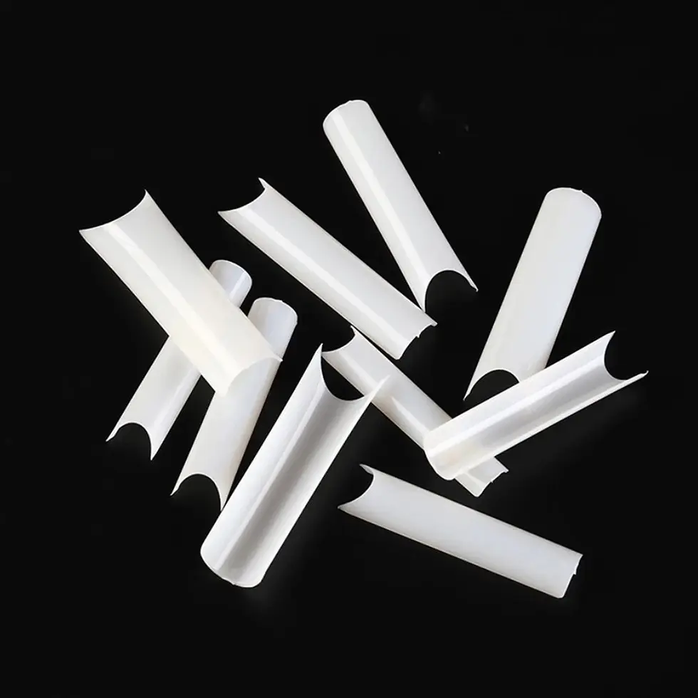 Thumbnail: Long Stiletto Clear Fake Nail Tips Nail Polish, Nail Art, French Nails