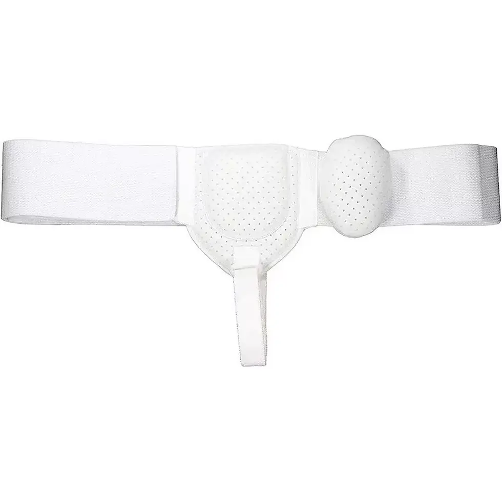 Thumbnail: Men Hernia Support Belt Sports Inguinal Groin Hernia Pain Relief Truss Brace AU