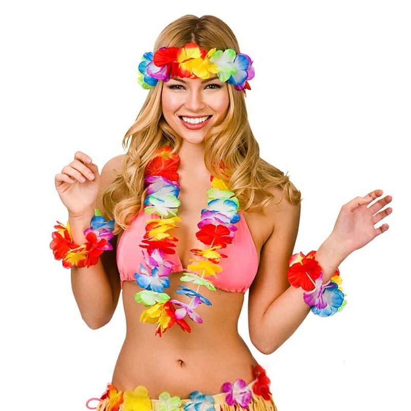 Thumbnail: Hawaiian Beach Flower Lei for Party Anal Plug, But Plug, Anal Balls