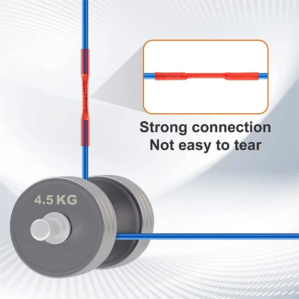 Thumbnail: 530 pcs Heat Shrink Tubing Tube Assortment Wire Cable Insulation Sleeving Kit AU