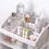 Thumbnail: Holder Cosmetic Makeup Organiser 3 Drawer Storage Jewellery Box Clear Lipstick