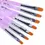Thumbnail: 7pcs Round Head UV Gel Nail Acrylic Brush Hair Size No.2-14 Good for Starter Pen