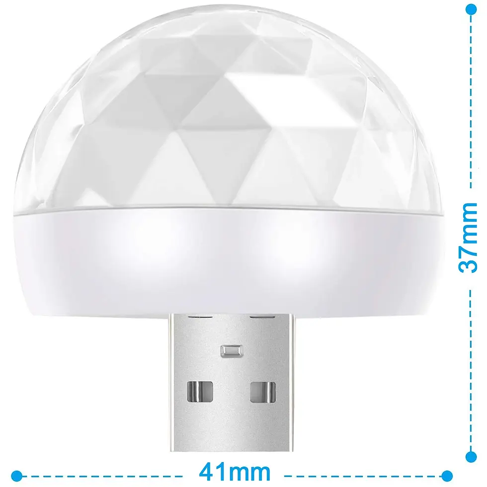 Thumbnail: RGB LED Disco Party Light Speakers, EarPods, Hi Fi Audio Phone Accessories