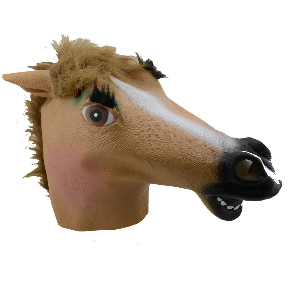 Thumbnail: Horse Head Latex Mask – Creepy Halloween Novelties | Party shop | Fancy Dress
