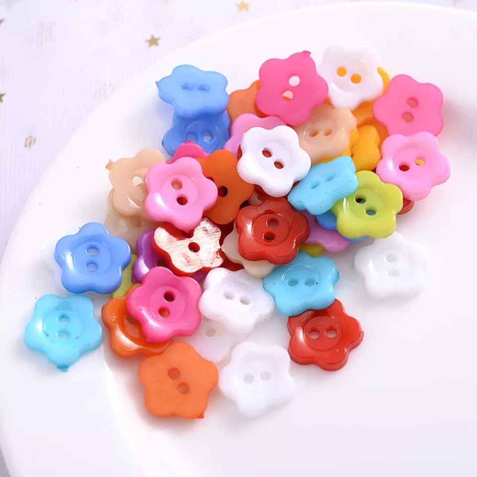 Thumbnail: Bulk Wintersweet Flower Buttons for Crafting | Craft Kits | Canvases