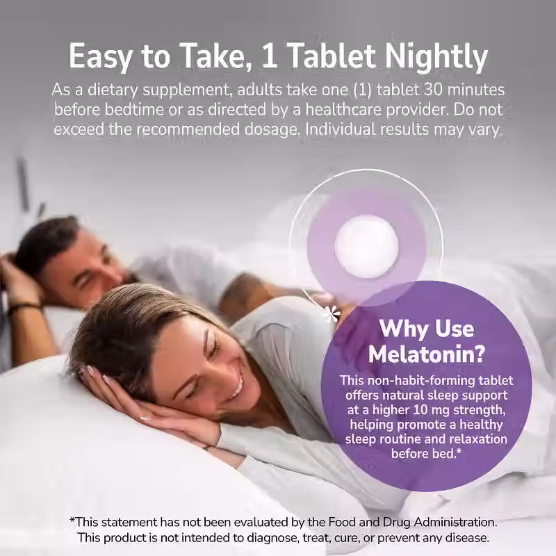 Thumbnail: 21st Century Melatonin 10mg Prolonged Release 120 Tablets