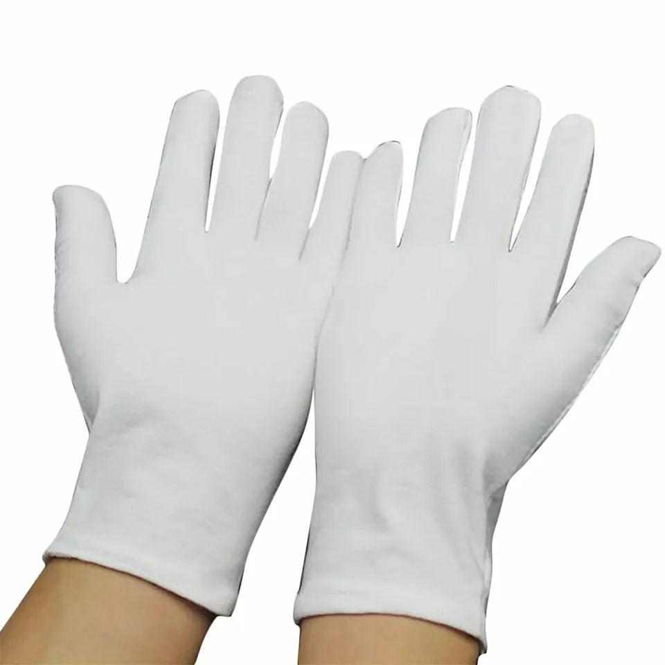 Thumbnail: Soft White Cotton Gloves for Handling Novelties | Party shop | Fancy Dress