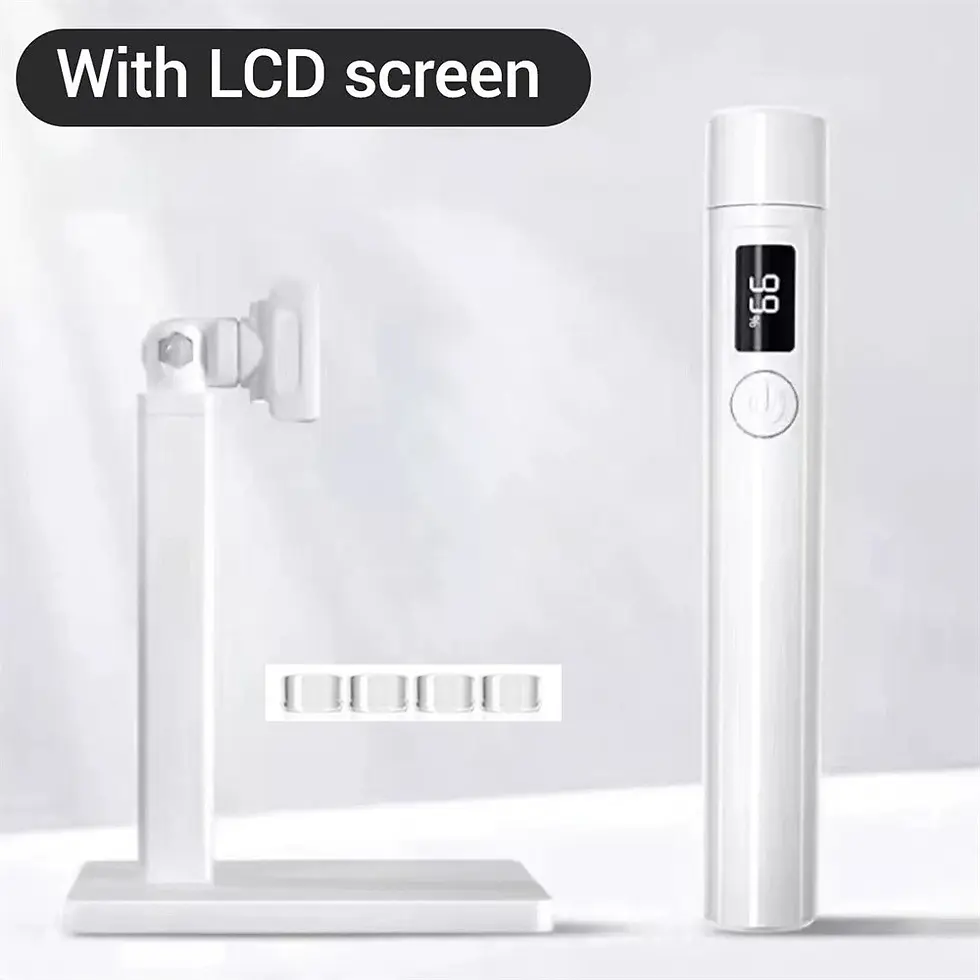 Thumbnail: Mini UV LED Nail Lamp with Bracket Nail Polish, Nail Art, French Nails