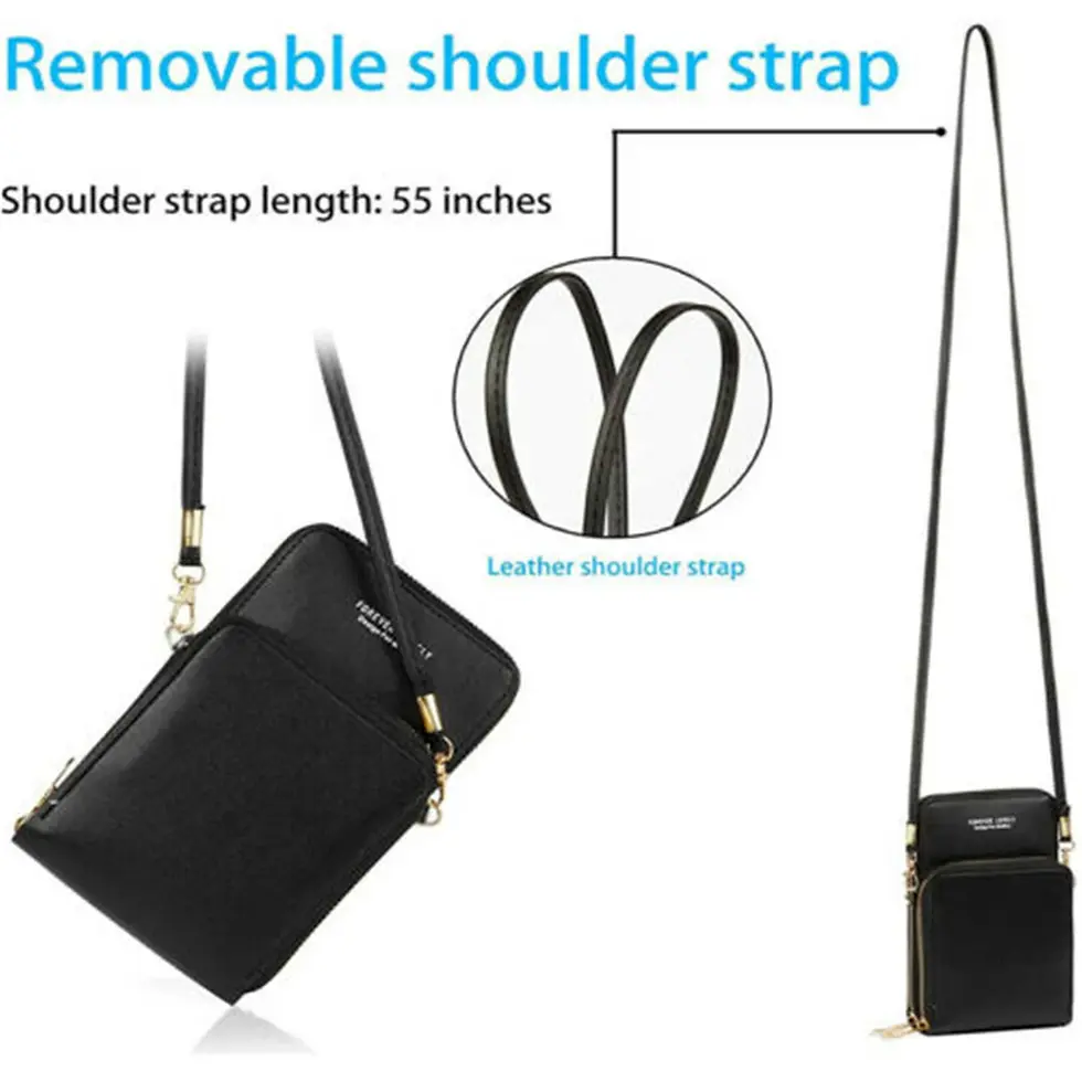 Thumbnail: Women's Crossbody Phone Purse Waterproof Phone Case | Car Charger