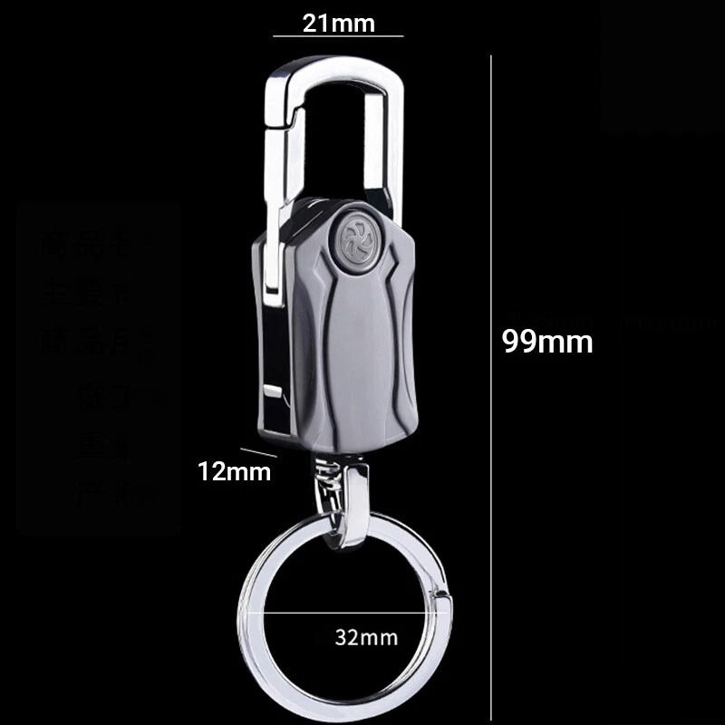 Thumbnail: Stylish Metal Car Keychain Car Led Lights | Car Bin | Car Cup Holder