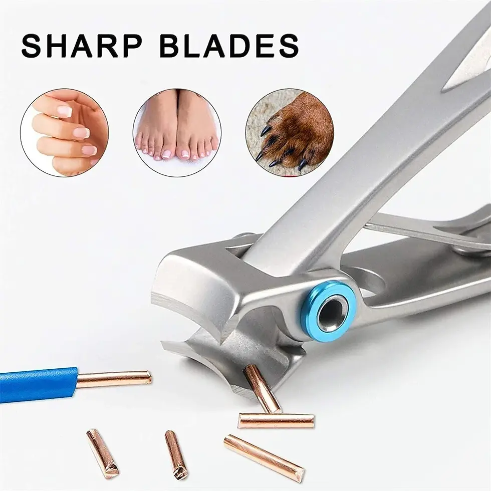Thumbnail: Stainless Steel Thick Nail Clipper Set Nail Polish | Nail Art | French Nails | Nail Clippers | Fake Nails