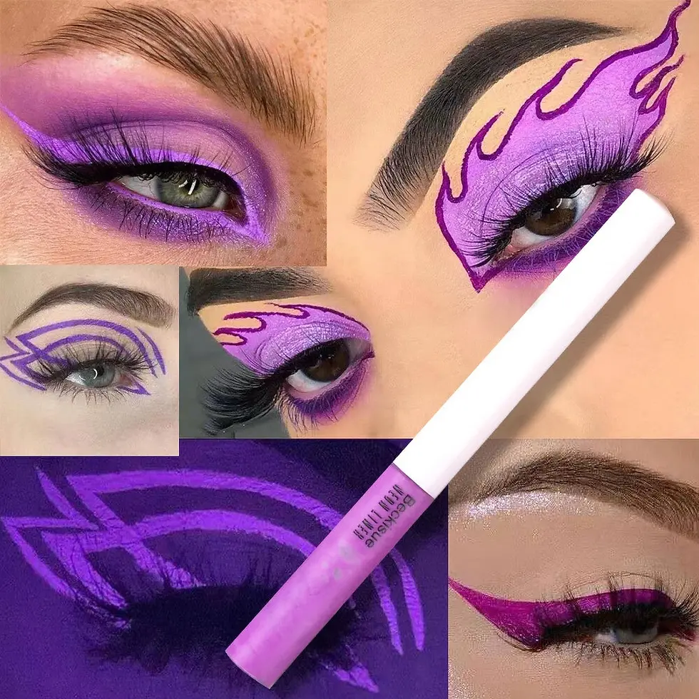 Thumbnail: Waterproof Liquid Eyeliner Pen Long Lasting Neon Fluorescent Eye Liner Makeup AU