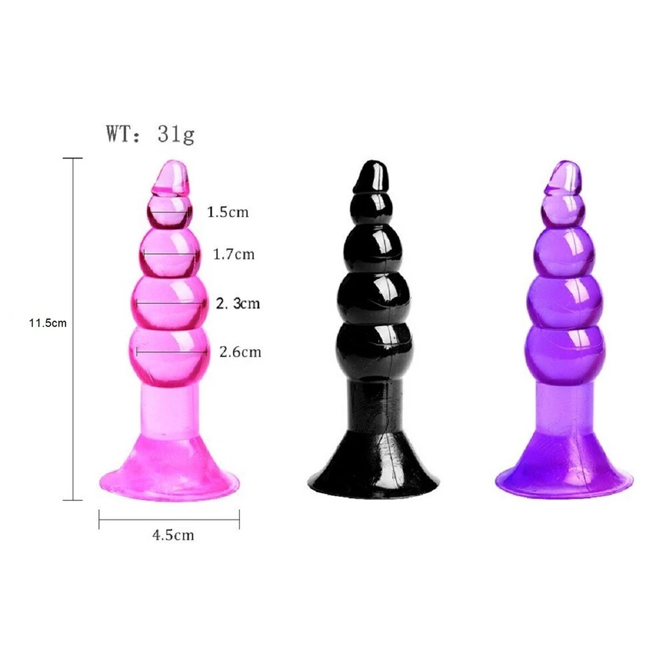 Beaded Suction Cup Base | Anal Plug | But Plug | Anal Balls