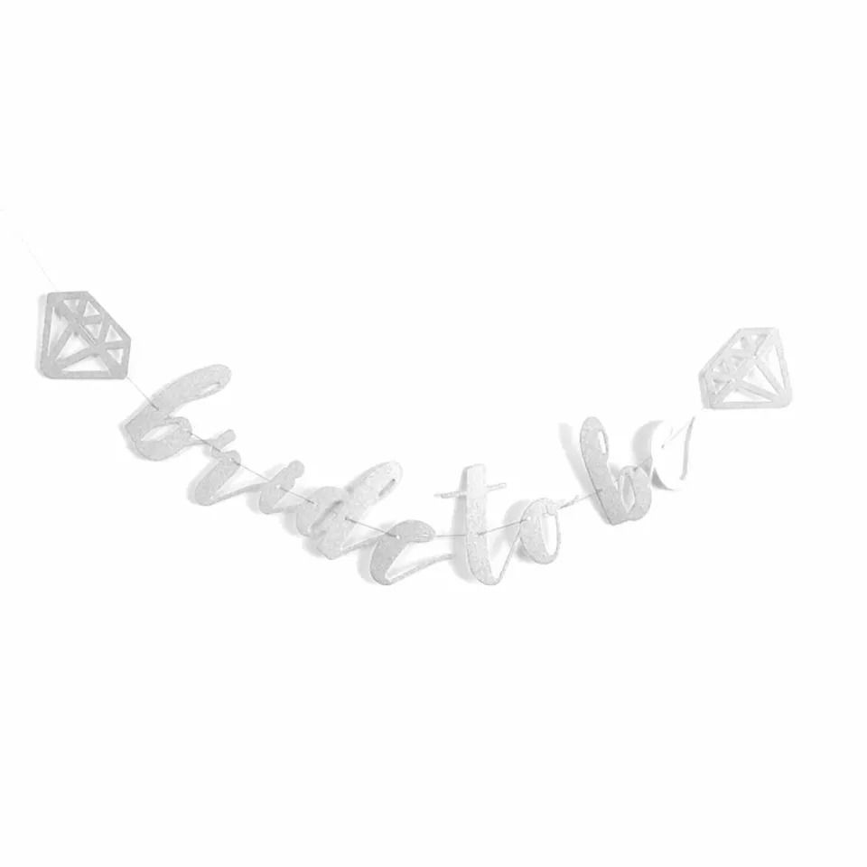 Thumbnail: Bride-to-Be Diamond Mirror Banner | Photo Booth | Hen Party Ideas|