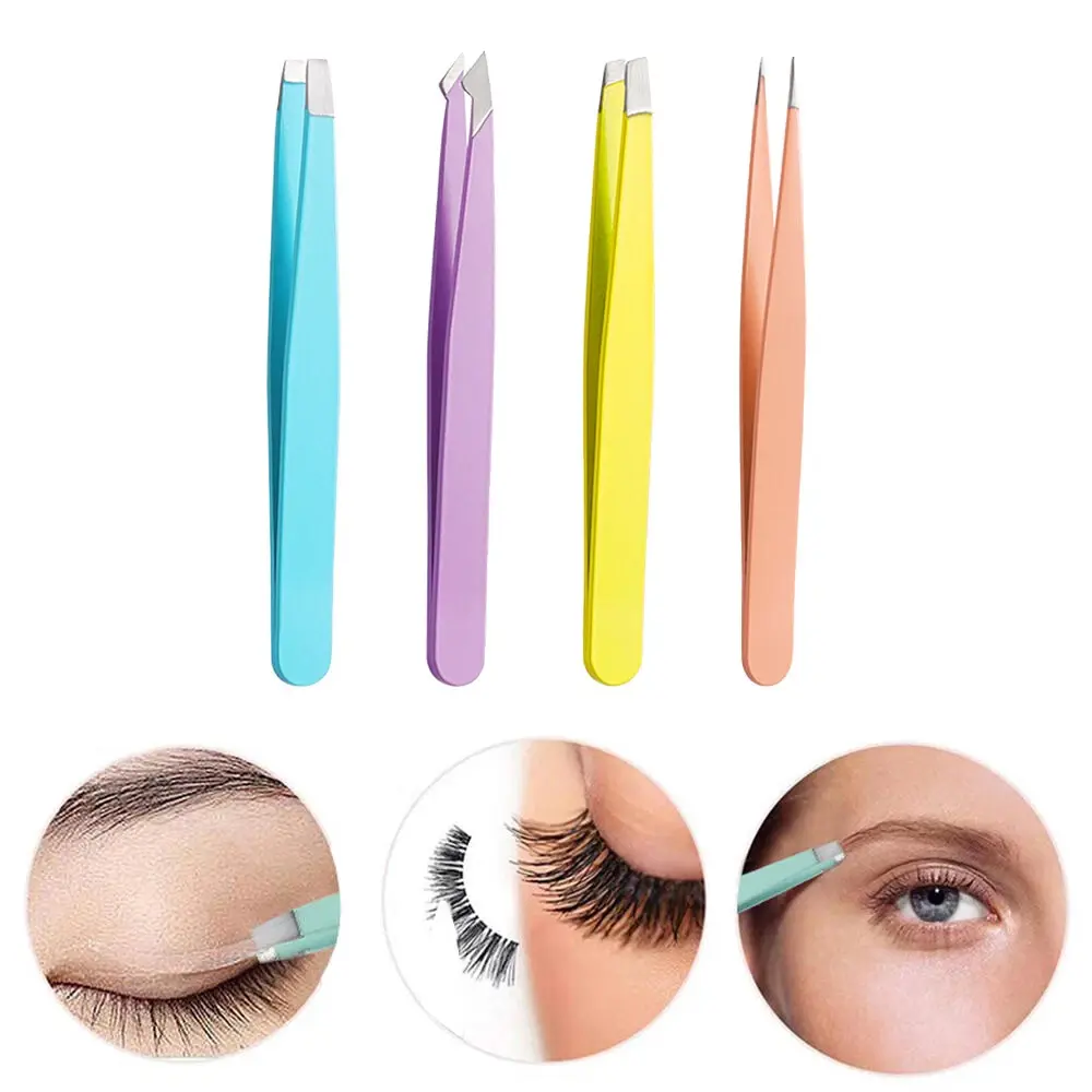Eyebrow Tweezers Set Makeup Bag | Eyeliner | Mascara