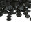 Thumbnail: 100 Set Size 20 T5 Black Plastic Resin Press Studs Snap Fasteners Poppers AU