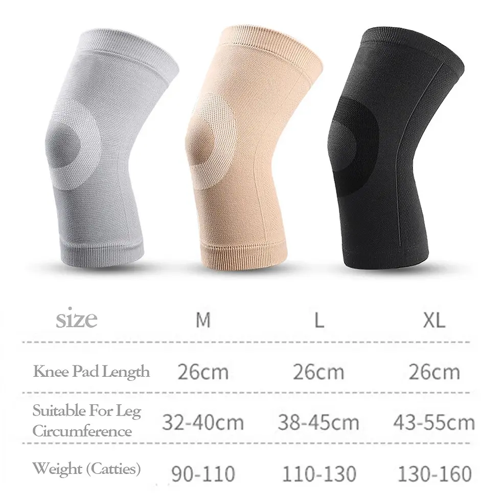 Thumbnail: Silicone Knee Compression Sleeve | Sports Goods Online | Yoga Mat | Bands