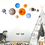 Thumbnail: Glow In The Dark Solar System Wall Sticker 10 Planet Decal Kids Room Decor stars