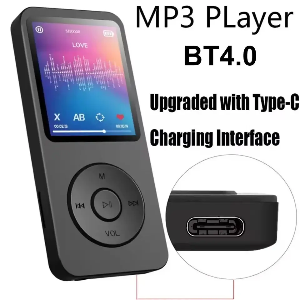 Thumbnail: Portable Bluetooth MP4 MP3 Player | Speakers | EarPods | Phone Accessories
