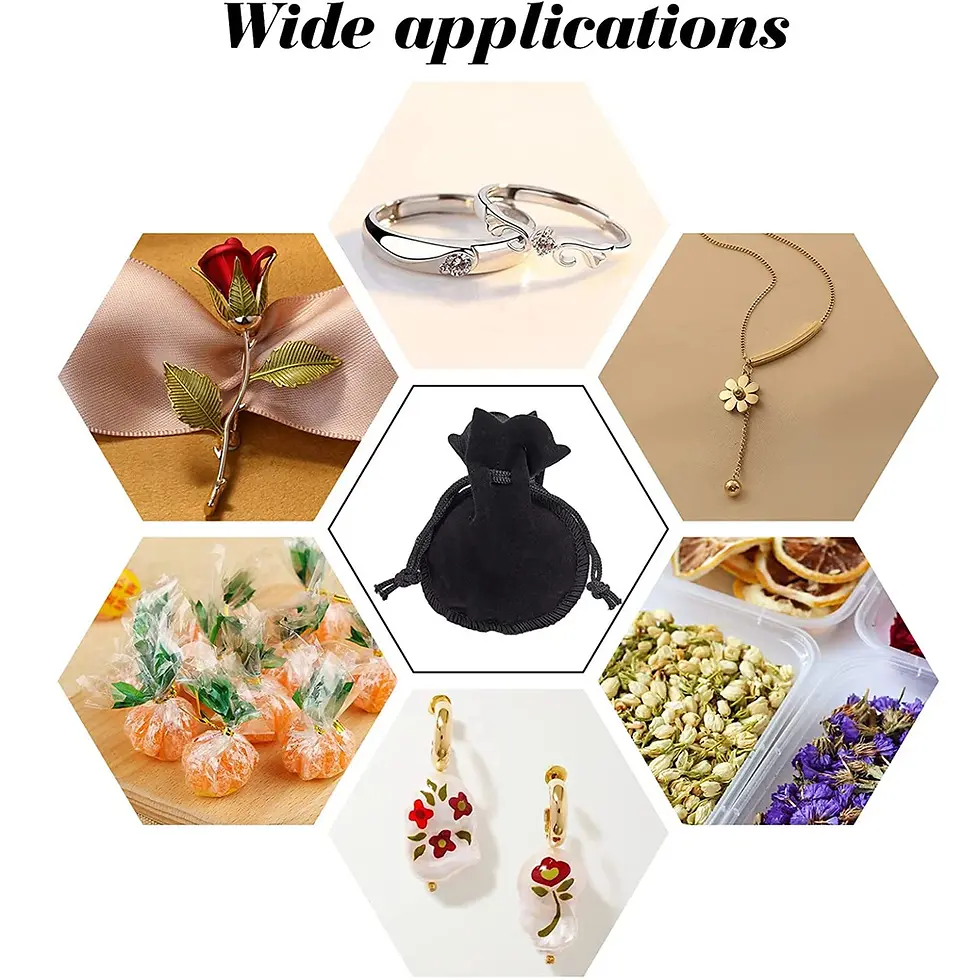 20X Small Velvet Cloth Drawstring Bags | Wedding Décor | Confetti | Wedding Venues | Wedding Bouquets