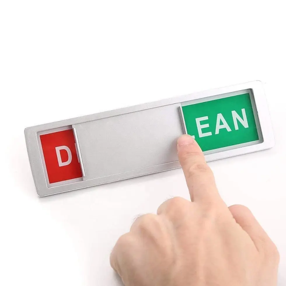 Thumbnail: Clean Dirty Magnet Sign | CLEANING PRODUCTS | Squeegee