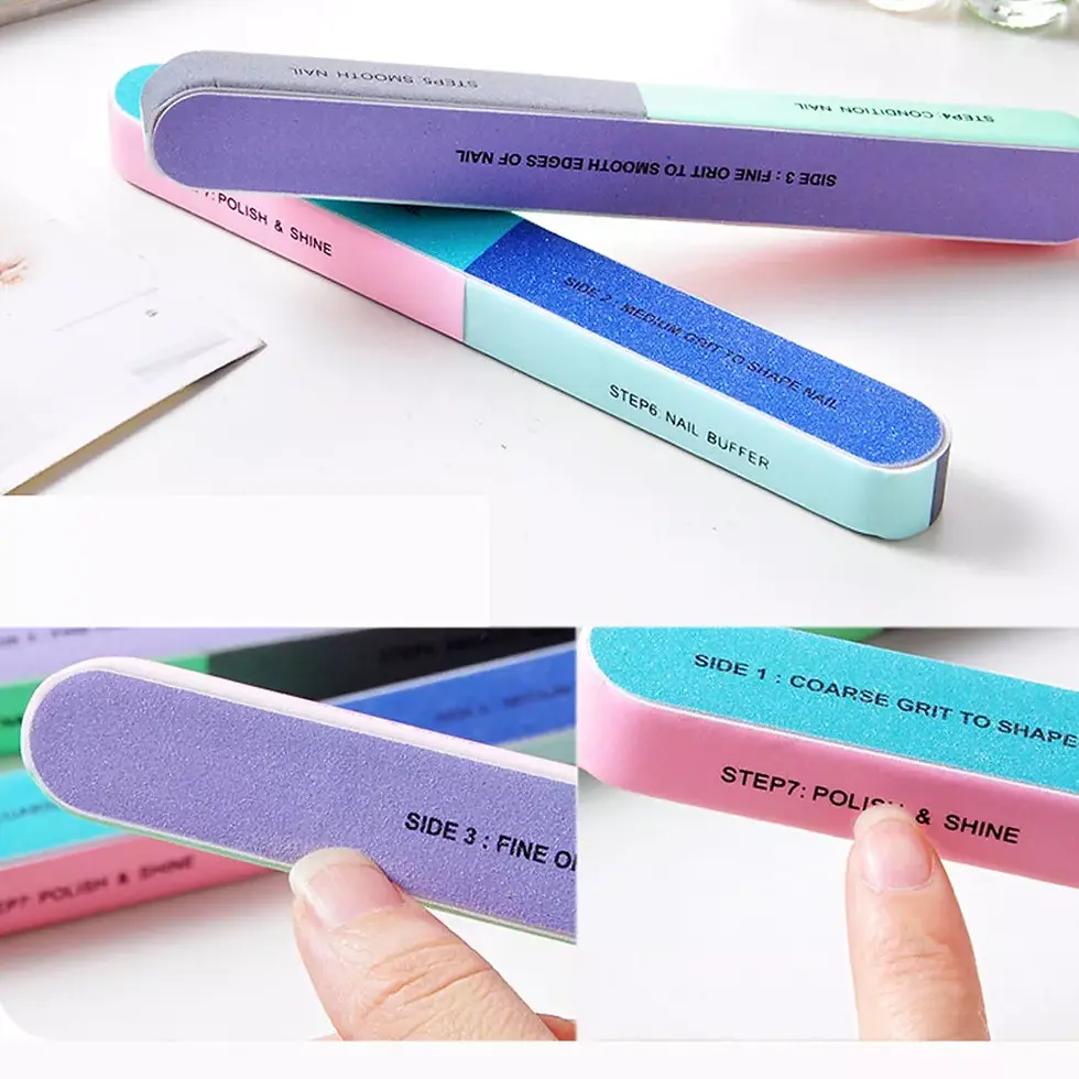 Thumbnail: Way Nail Buffer Blocks Nail Polish, Nail Art, French Nails, Nail Clippers, Fake Nails